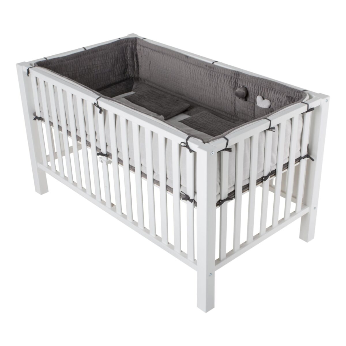 Quax kravlegård Marie-Lucca XL til tvillinger – Hvid