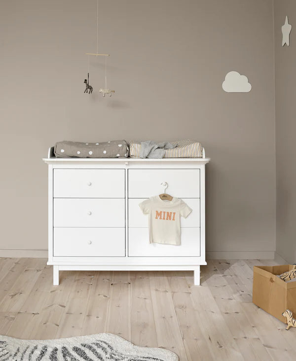 Oliver Furniture pusleplade til Seaside kommode med 6 skuffer (021326)