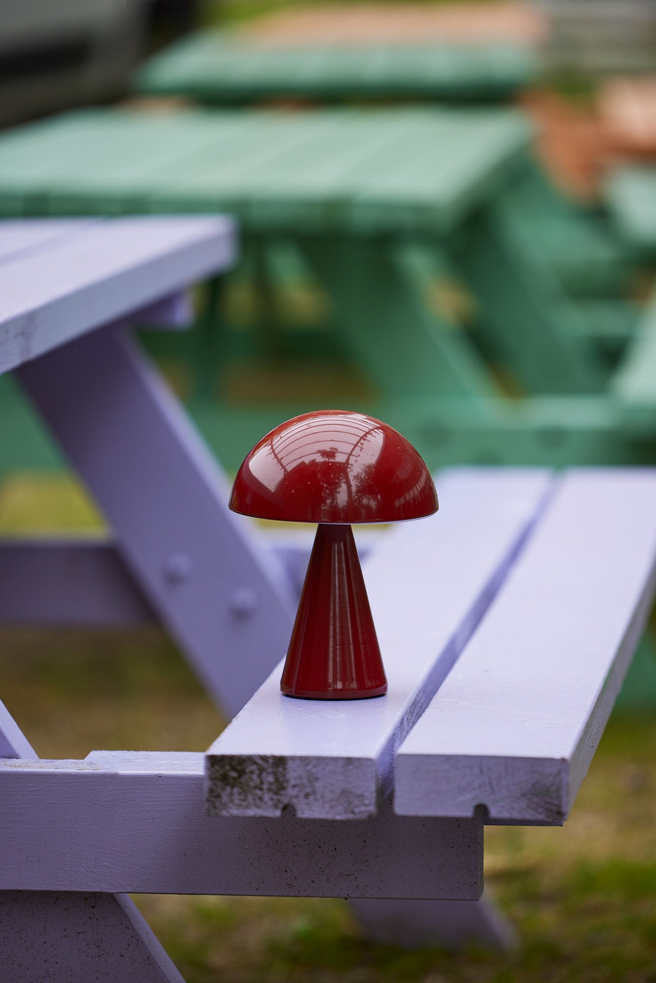 Hübsch Mush transportabel lampe – rød