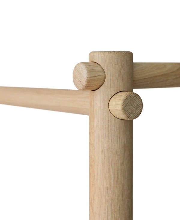 Oliver Furniture Camp himmelseng 90x180 cm – hvid/eg