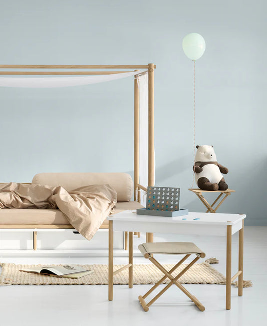 Oliver Furniture Camp toddler taburet – eg/ufarvet