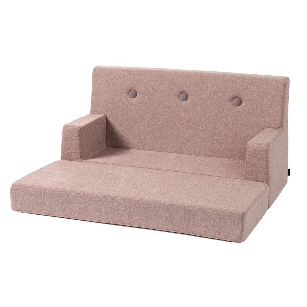 by KlipKlap KK Kids lille legesofa – Soft Rose/Rose