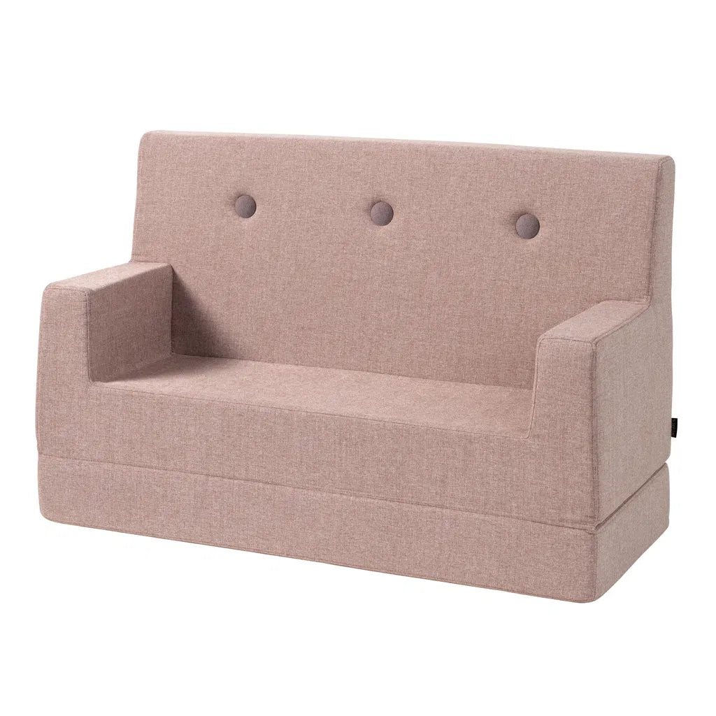 by KlipKlap KK Kids lille legesofa – Soft Rose/Rose