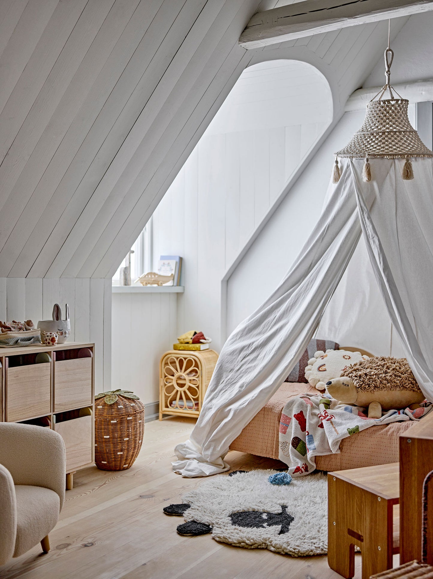 Bloomingville MINI Henny Bamse – Puf og legedyr – Brun – Bomuld