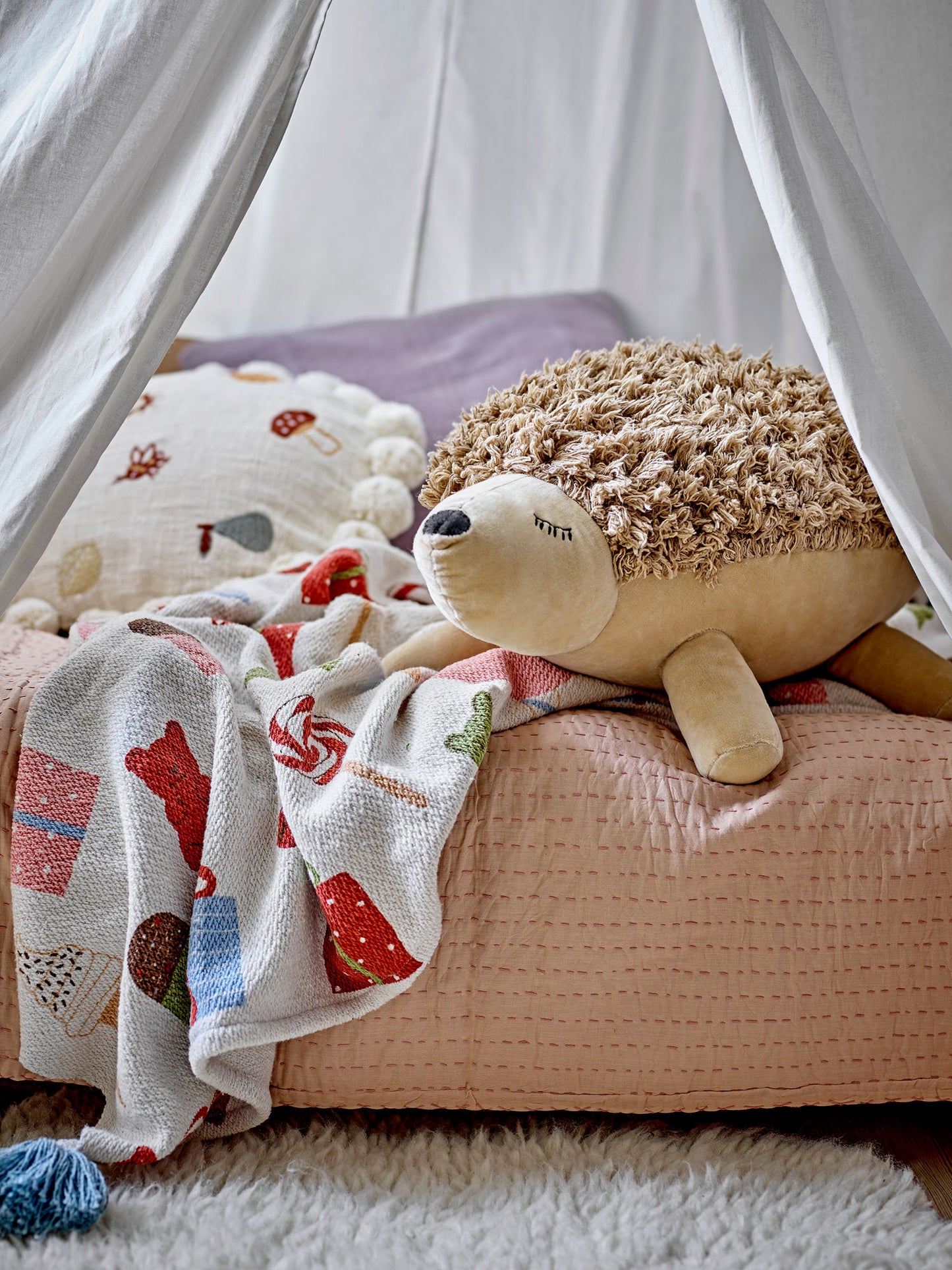 Bloomingville MINI Henny Bamse – Puf og legedyr – Brun – Bomuld