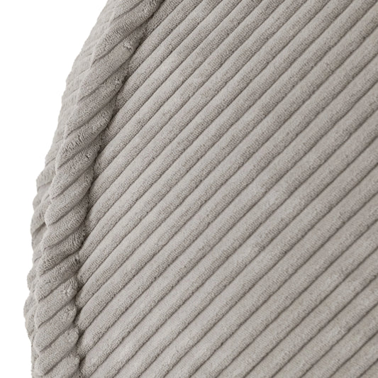 Plush Nest Huggy Bear sækkestol – 68x45 cm, beige, fløjl