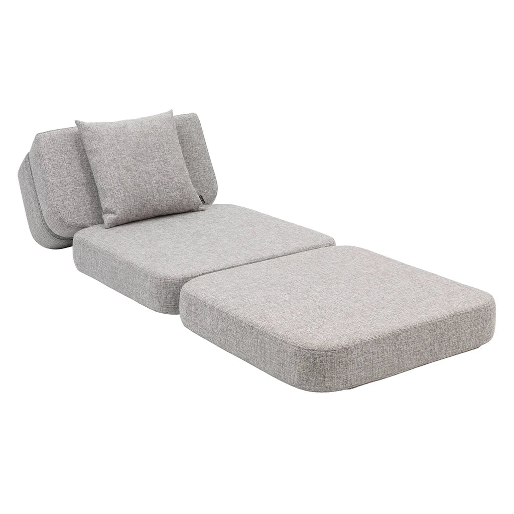 by KlipKlap KK 3 Fold Sofa Single – Beige/Sand (foldemadras)