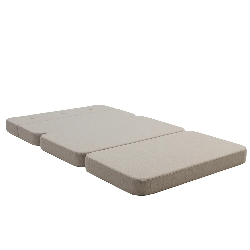 by KlipKlap KK 3 Fold Sofa XL Soft Beige/Sand (foldemadras)