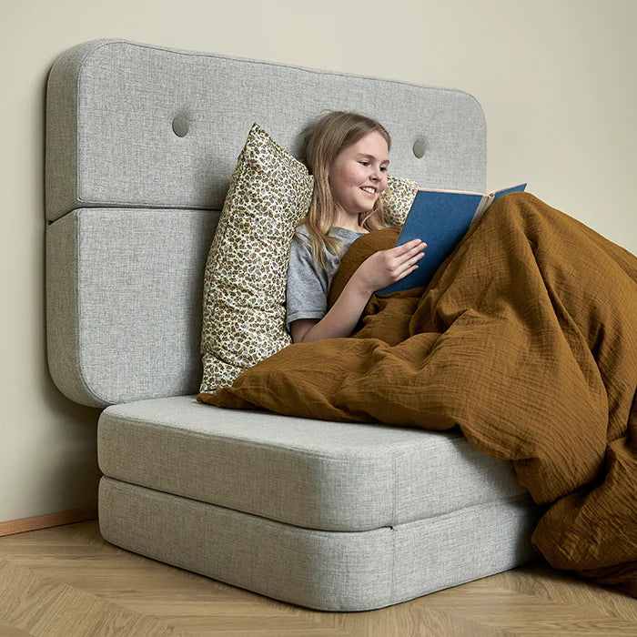 by KlipKlap KK 3 Fold Sofa XL Soft Beige/Sand (foldemadras)