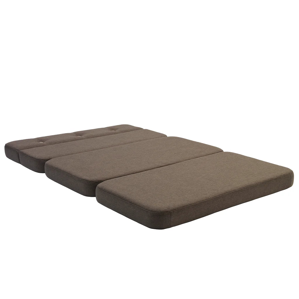 by KlipKlap KK 3 Fold Sofa XL Soft – Brown/Sand (foldemadras)