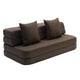 by KlipKlap KK 3 Fold Sofa XL Soft – Brown/Sand (foldemadras)
