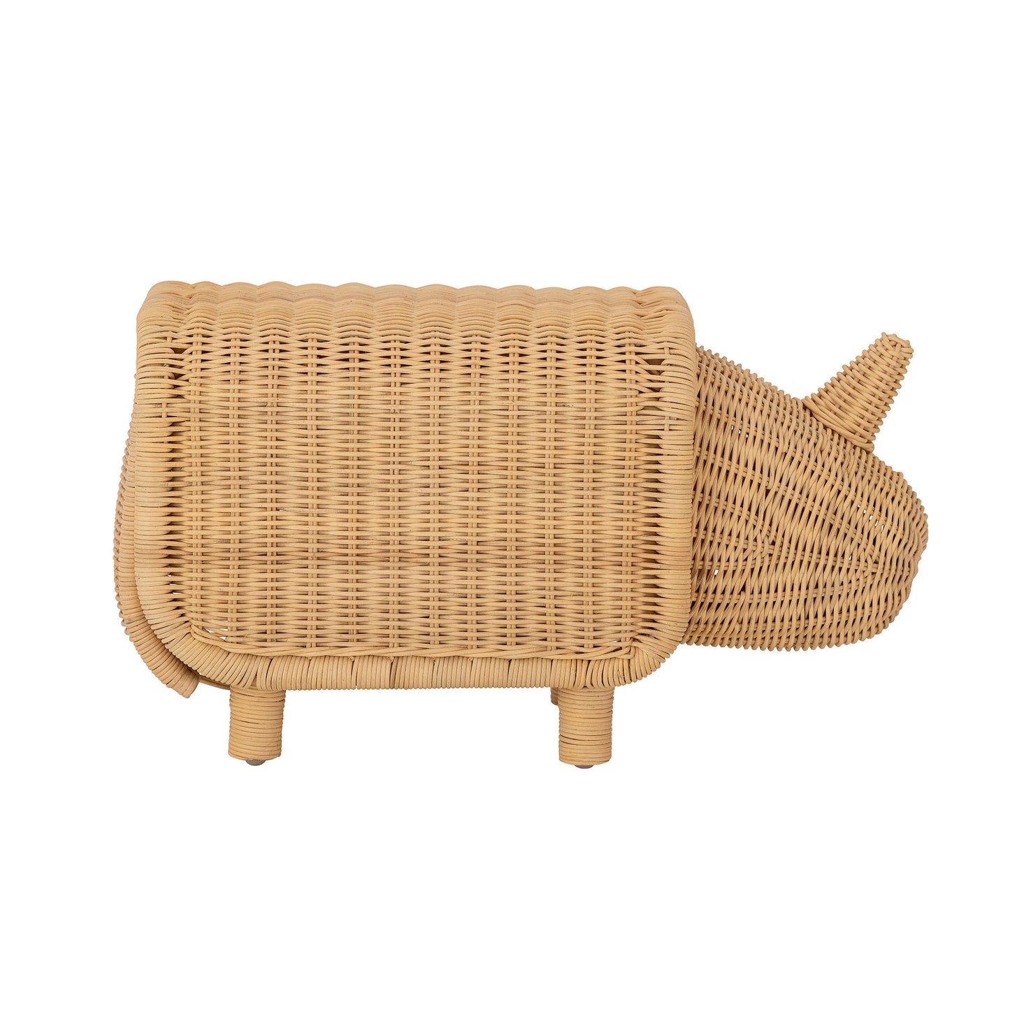 Bloomingville MINI Soffe Taburet m/Opbevaringsrum, Natur, Rattan