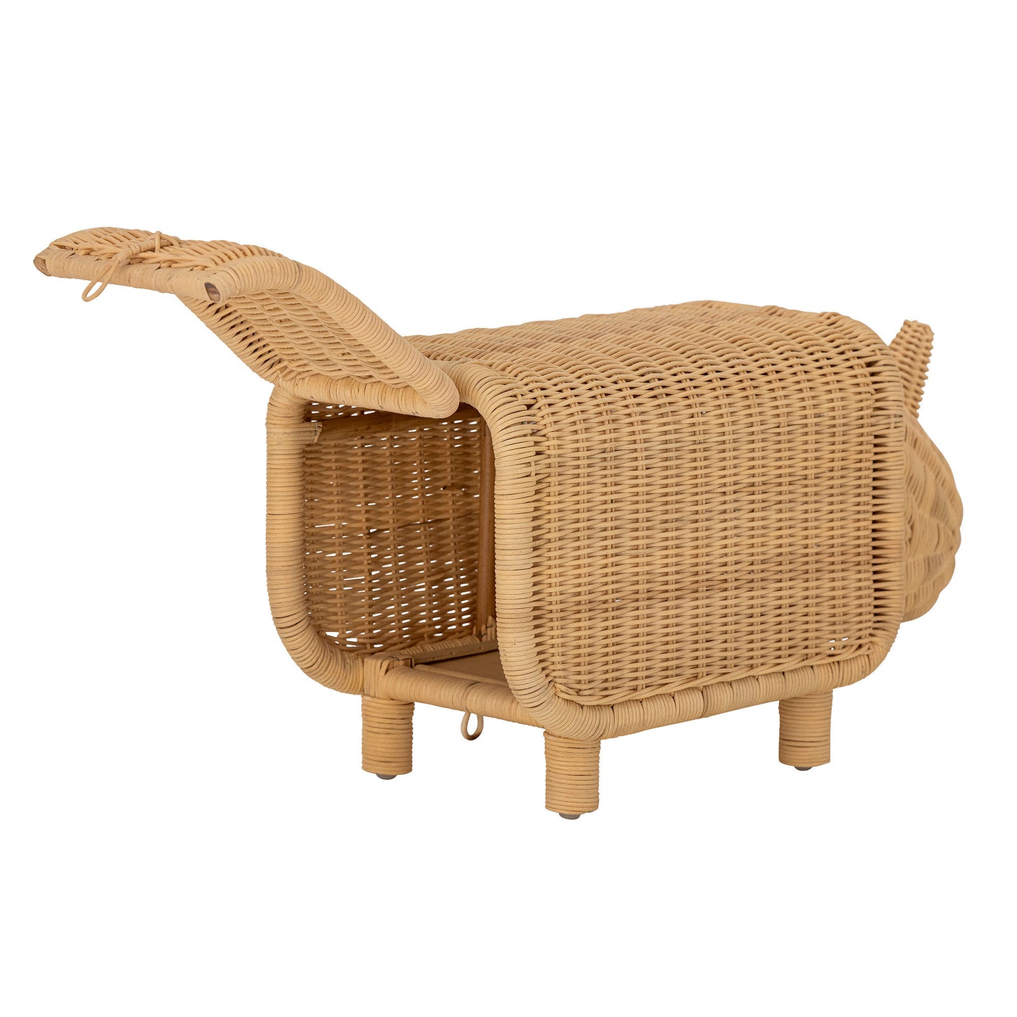 Bloomingville MINI Soffe Taburet m/Opbevaringsrum, Natur, Rattan