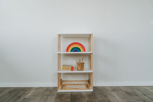 Modular Montessori Shelf Straight Mini - 4 Shelves