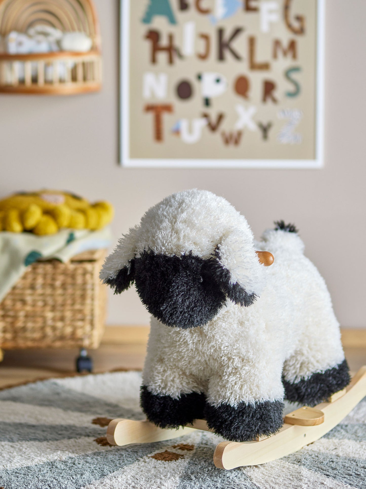 Bloomingville MINI Dolly Gyngehest – Får – Hvid