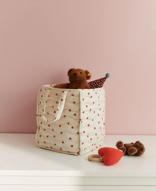 Dear April Ami opbevaringskurv – Little Love 25x25x30 cm