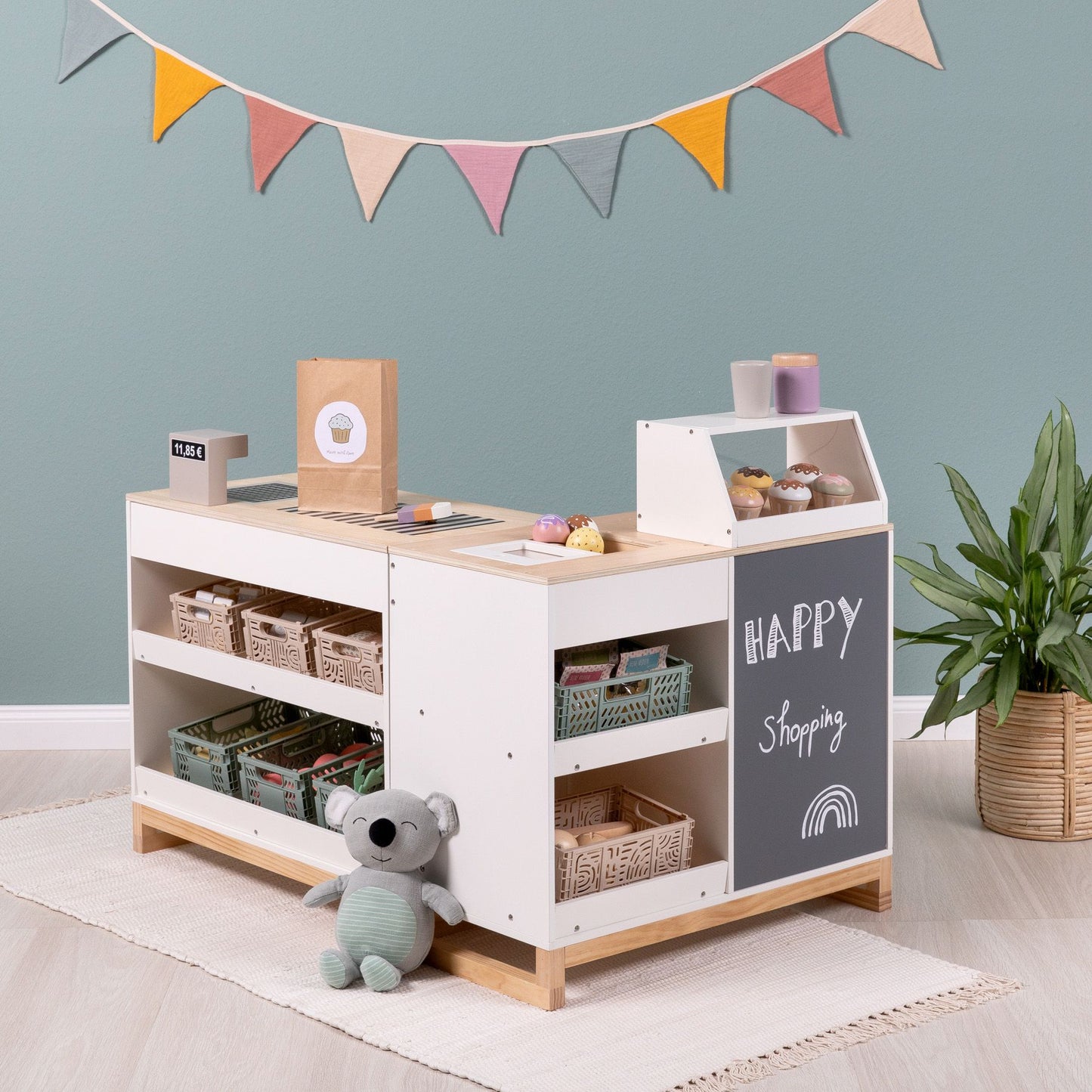 MUSTERKIND indkøbsbutik Bollea – hvid/natur