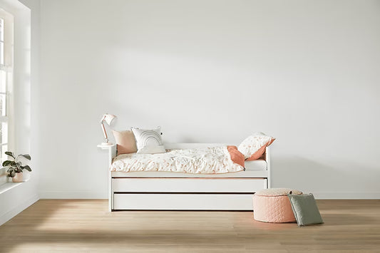 LIFETIME Kidsrooms multi børneseng med gæsteseng og sengeskuffe 90x200 cm – hvid