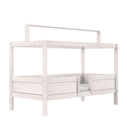 LIFETIME Kidsrooms 4-i-1 børneseng med topkonstruktion 90x200 cm – hvidpigmenteret