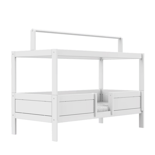 LIFETIME Kidsrooms 4-i-1 børneseng med topkonstruktion 90x200 cm – hvid