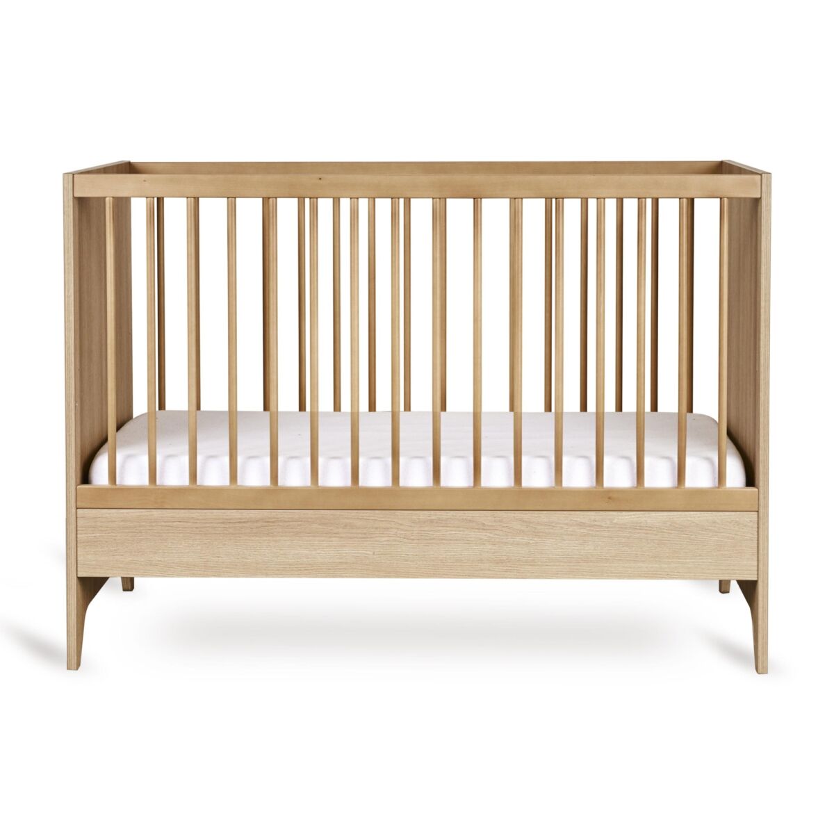 Quax Tsugi tremmeseng 120 × 60 cm – Honey Ash (Konvertibel)