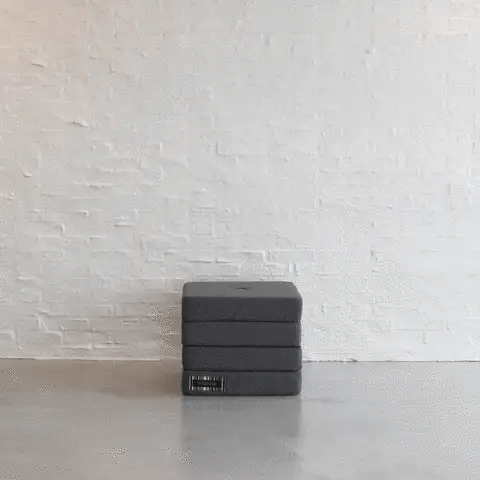 by KlipKlap KK 4 Fold - Beige/Sand (foldemadras)