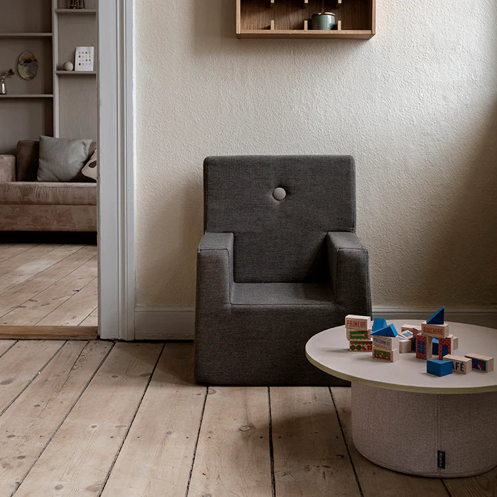 by KlipKlap KK Kids Børnestol XL – Brown w. Sand