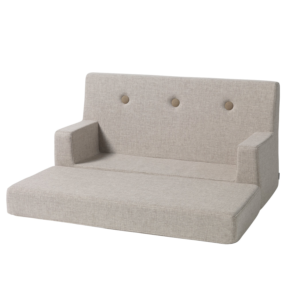 by KlipKlap KK Kids lille legesofa – Beige/Sand
