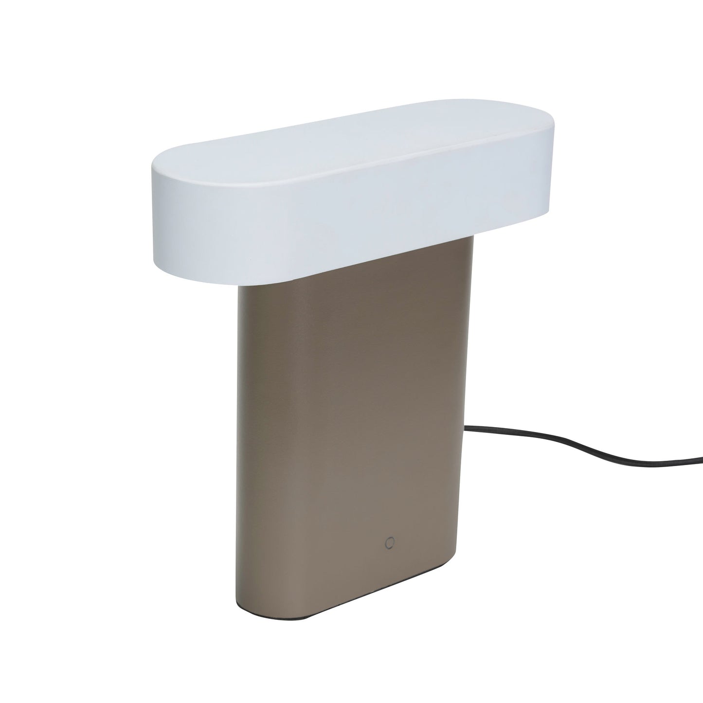 Hübsch Sleek bordlampe – brun/lysegrå