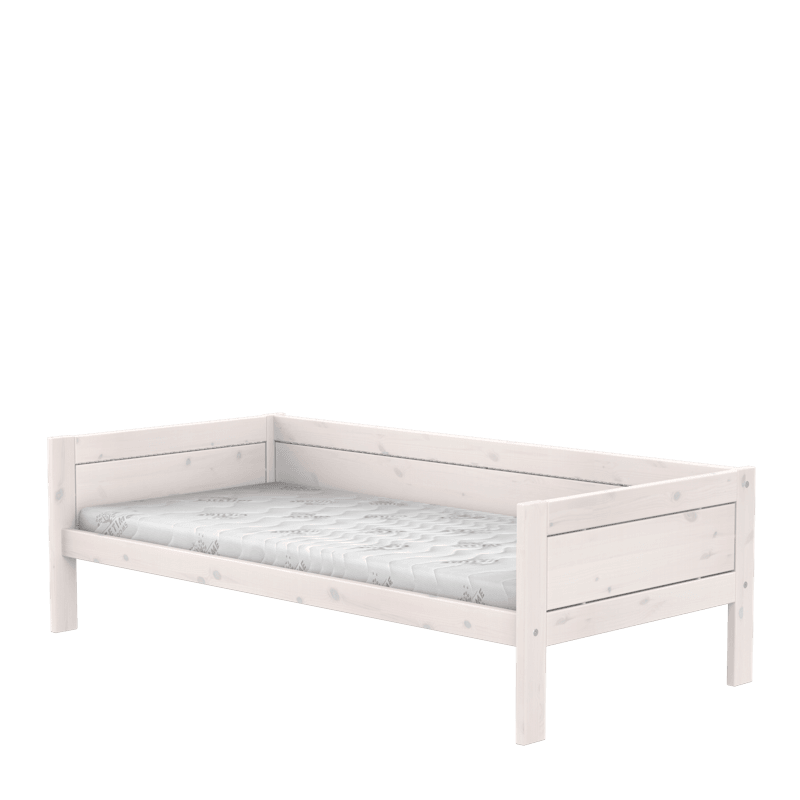 LIFETIME Kidsrooms Original enkelt børneseng 90x200 cm – hvidpigmenteret