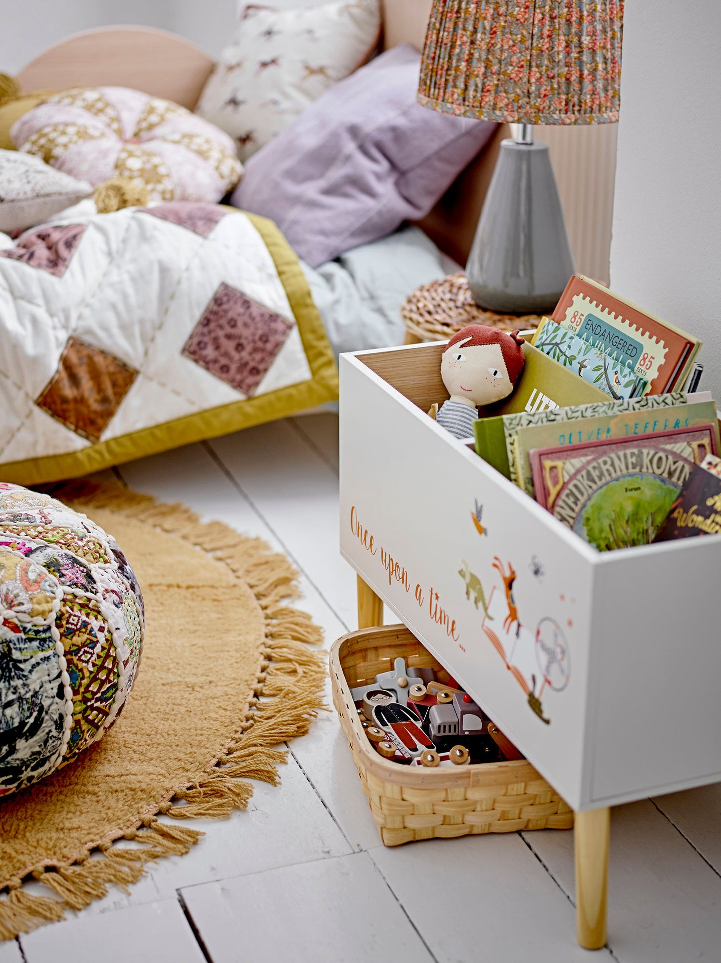 Bloomingville MINI Kita pude – Lilla, bomuld