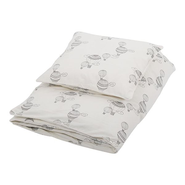 Filibabba junior sengetøj GOTS (100x130 cm) – Airballoon White