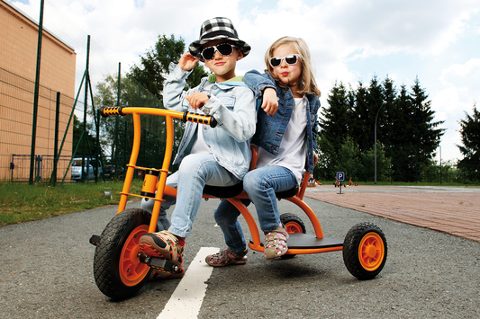 TopTrike Taxi trehjulet cykel til 3 børn – fra 3 år