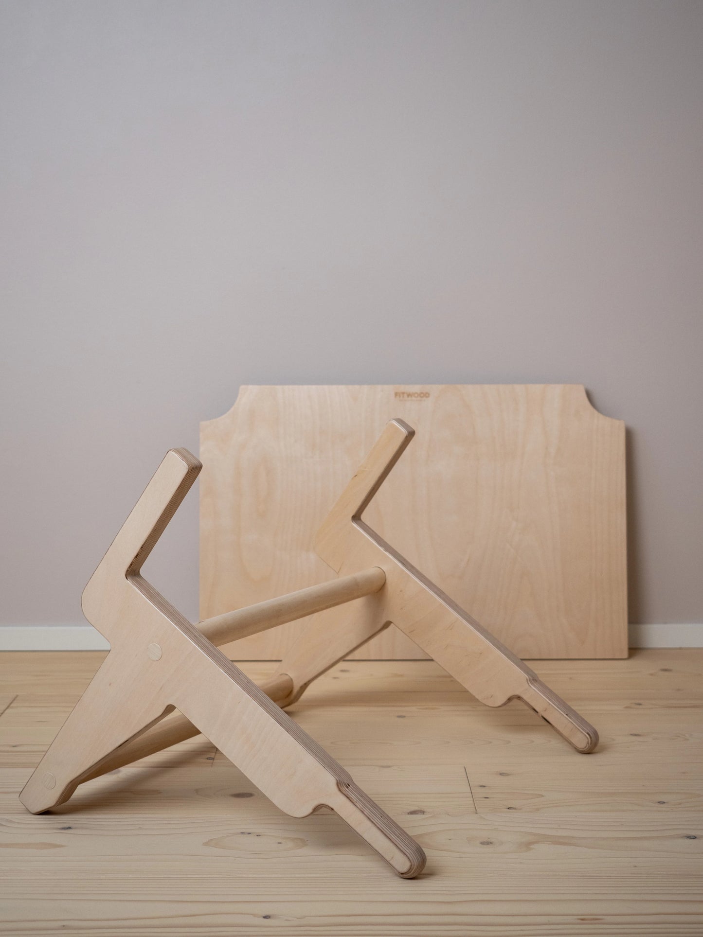 FitWood PAHKA dip station – hvid