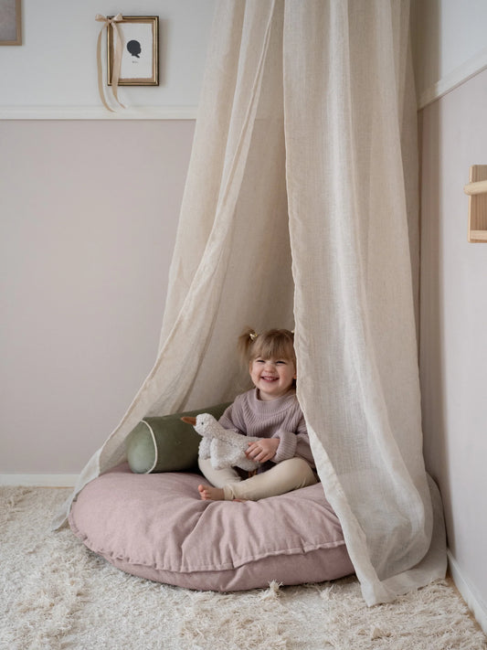 FitWood LEMPI gulvpude – light pink