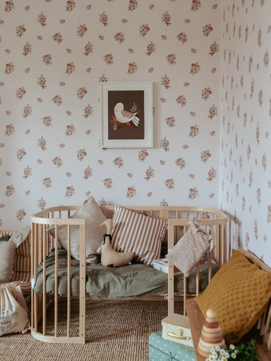 Waldin 7-i-1 tremmeseng med madras – naturtræ