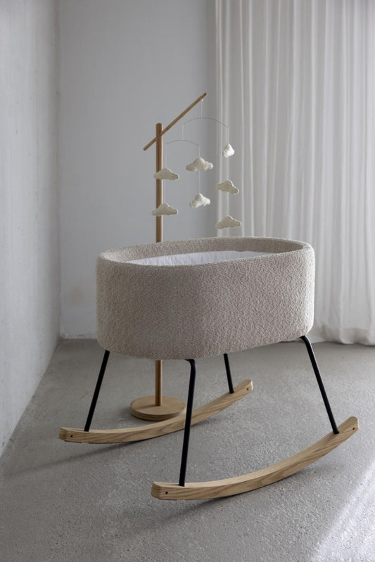 Quax Rocking Cradle De Luxe Vugge – Bouclé Sheep