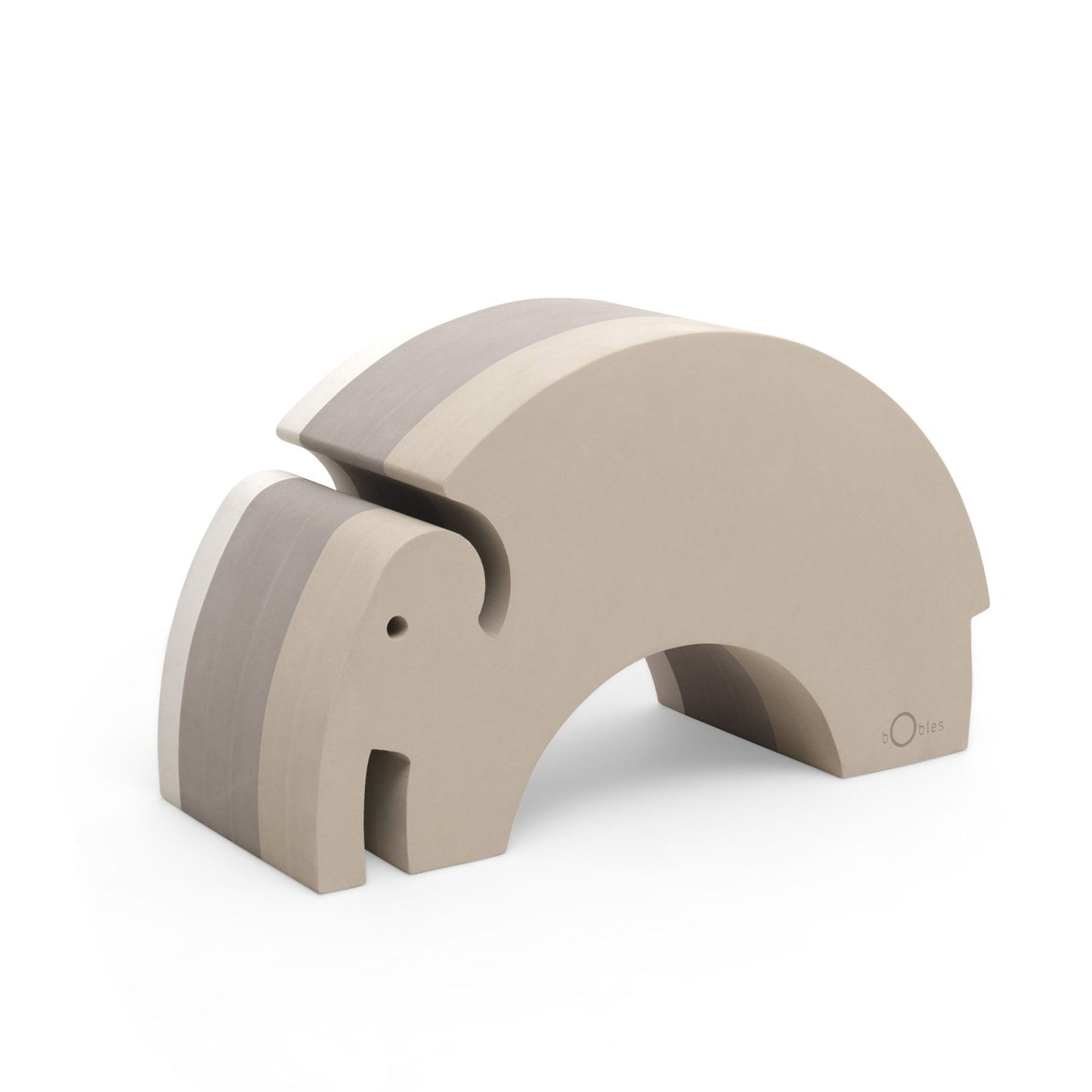 bObles Elefant L – Sand grey