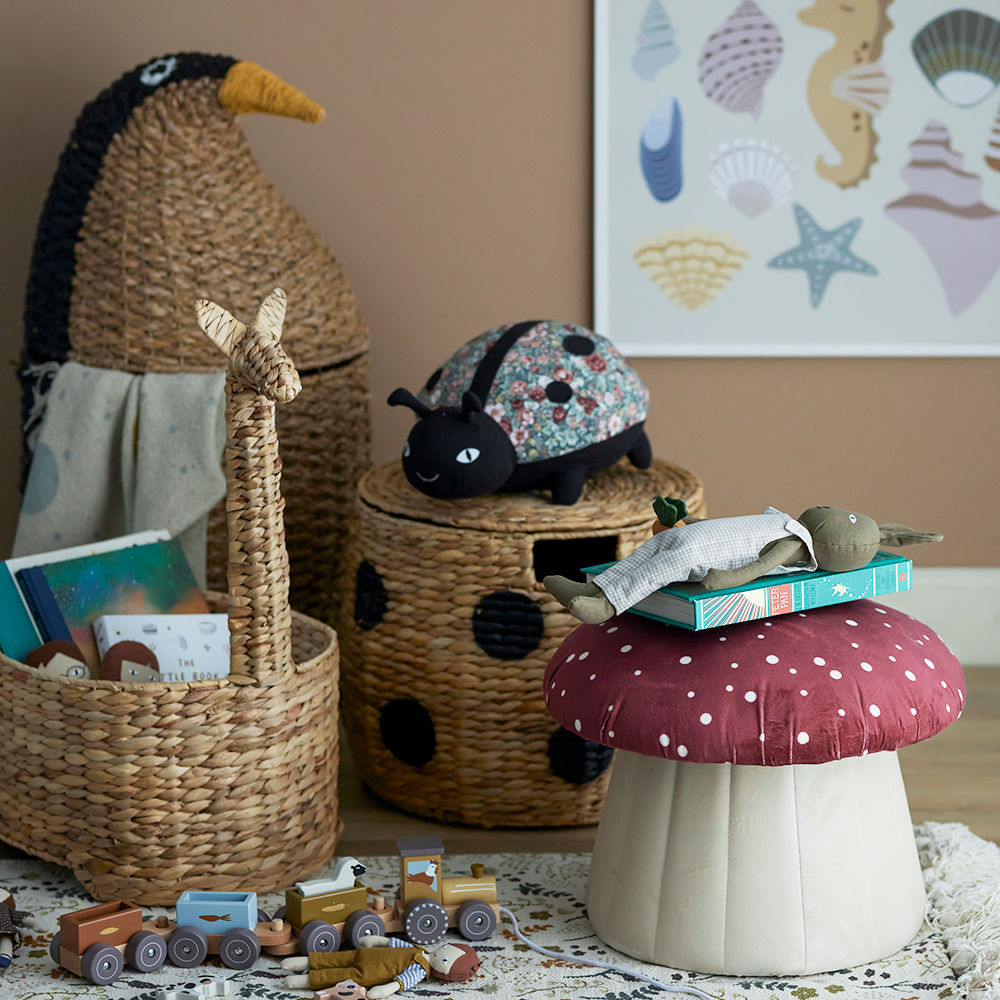 Bloomingville MINI Tazia Kurv m/Låg - Sort