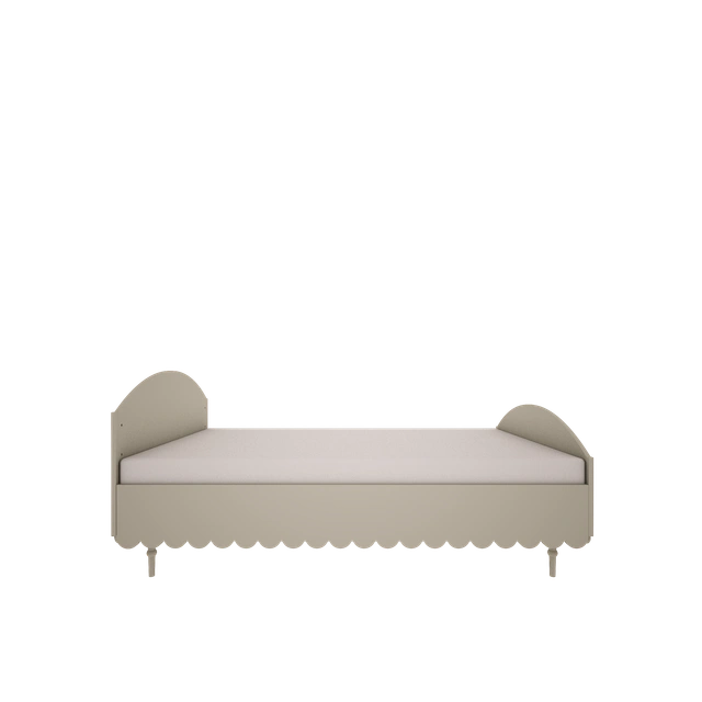Wood Luck Design - Babushka - børneseng 120 x 200 cm – olivengrøn