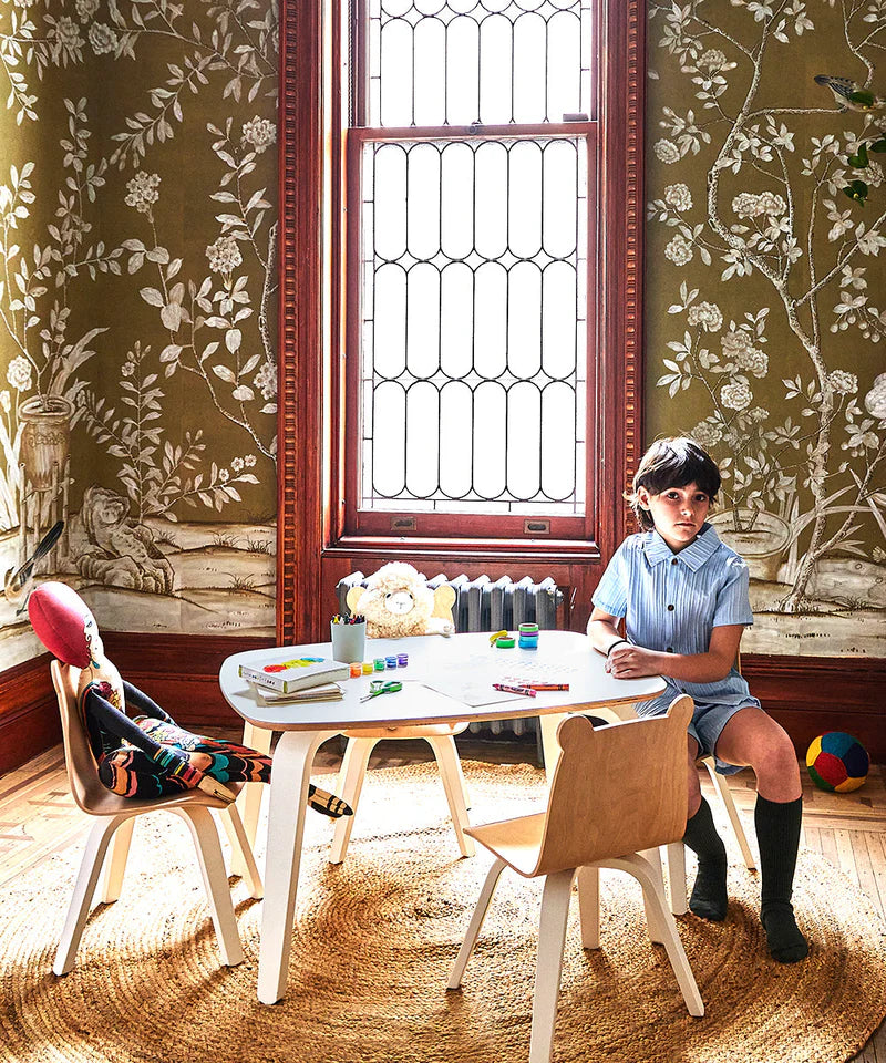 Oeuf NYC Play Table – børnebord i hvid/birk