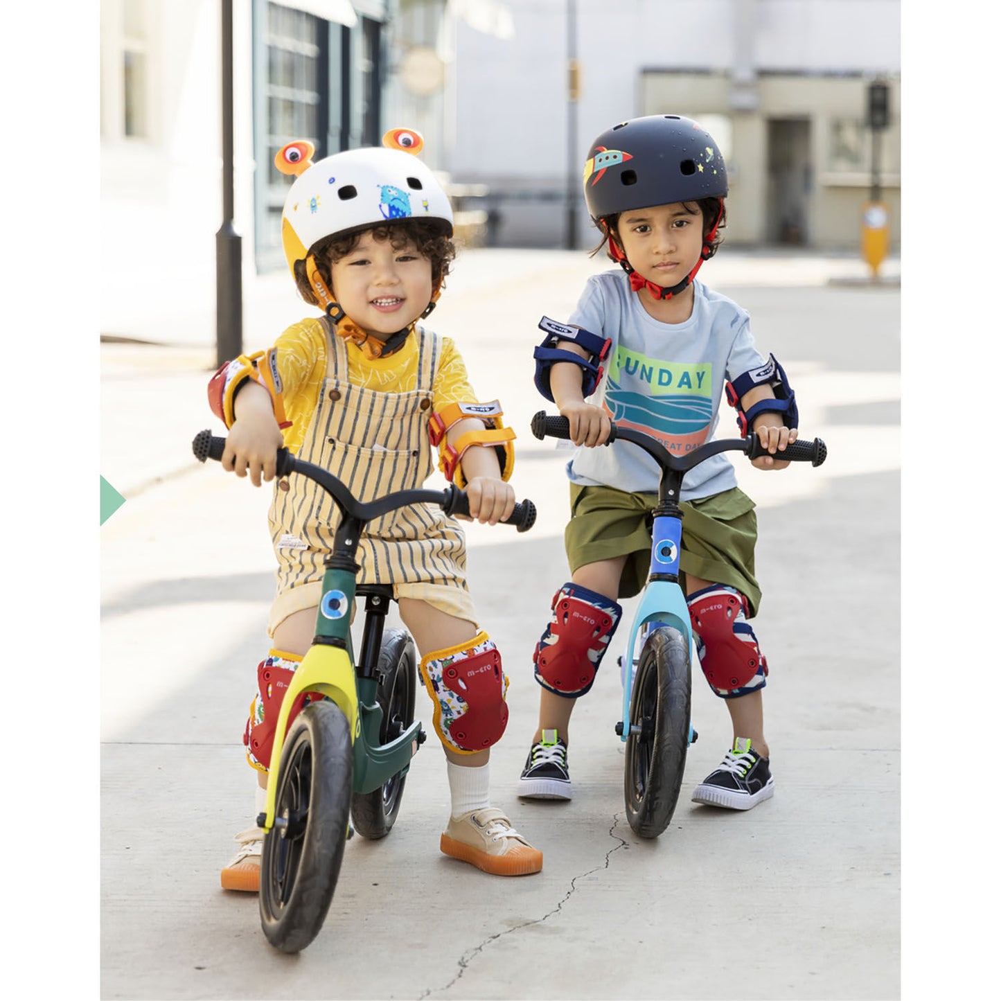 Micro Balance Bike Lite løbecykel - Peacock Green
