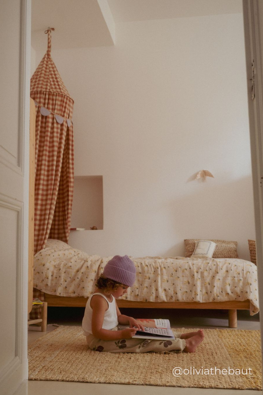 Lorena Canals vendbart vaskbart gulvtæppe – Twin Amber 80x140 cm