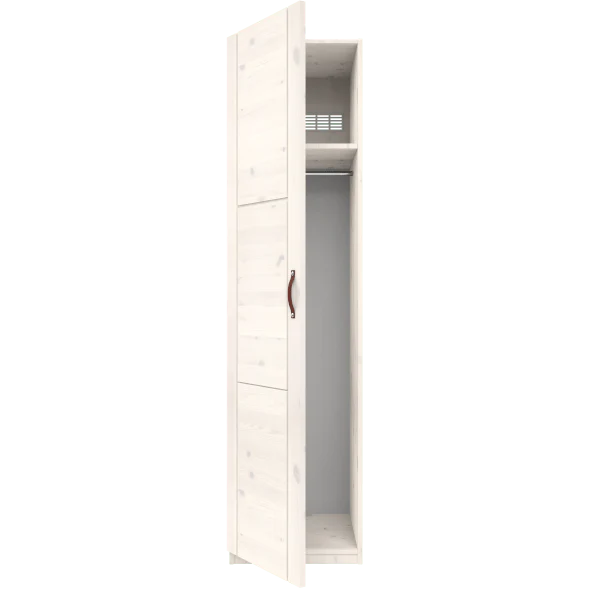 LIFETIME Kidsrooms Garderobeskab med bøjlestang, 50 cm - Hvidpigmenteret