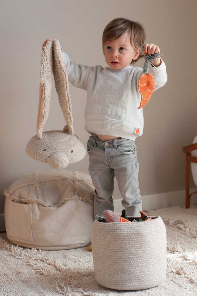 Lorena Canals opbevaringskurv Rita the Rabbit – blød og legende opbevaring