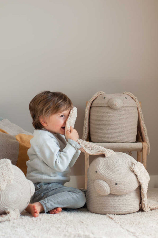 Lorena Canals opbevaringskurv Rita the Rabbit – blød og legende opbevaring