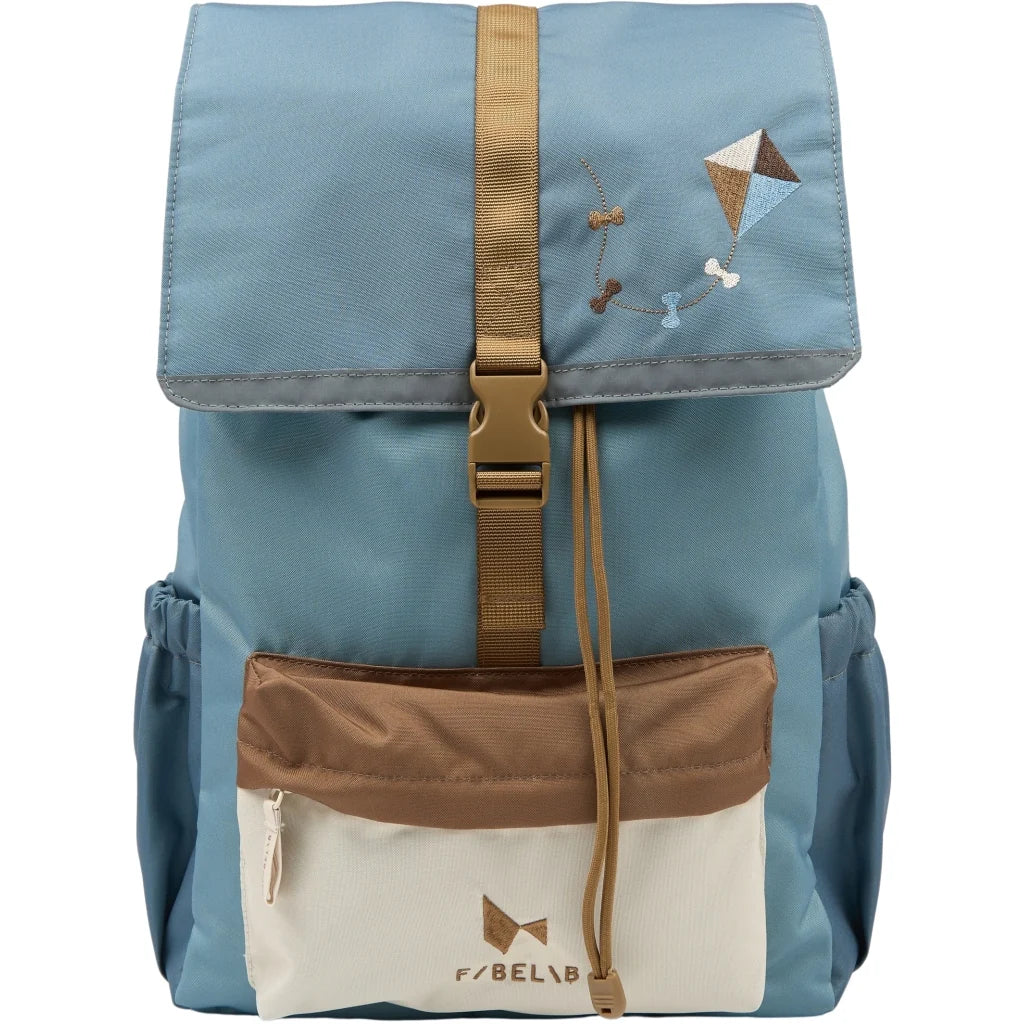 Fabelab Skoletaske – Solid Blue