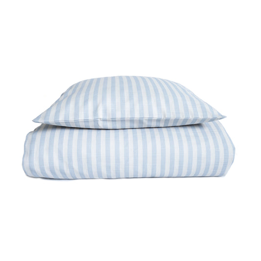 Pine Cone junior sengetøj – Blue Blossom Stripe