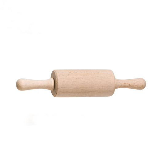 Børnekagerulle i bøgetræ – 17 cm til små bagemestre