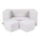 MeowBaby® Bearly Cube Sofa - White